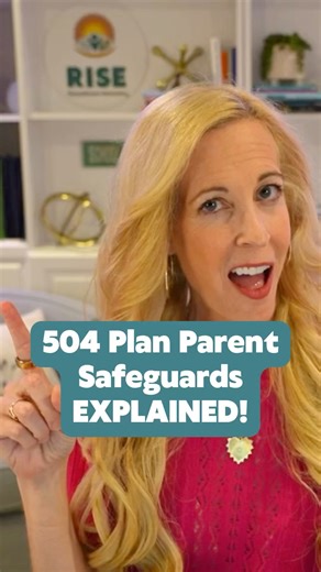 504 Plan Parent Safeguards EXPLAINED!
