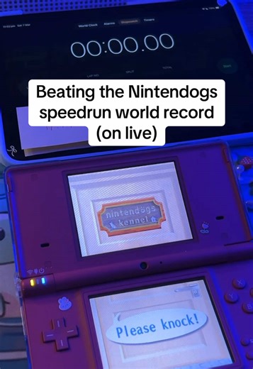 Beating the Nintendogs Speedrun World Record