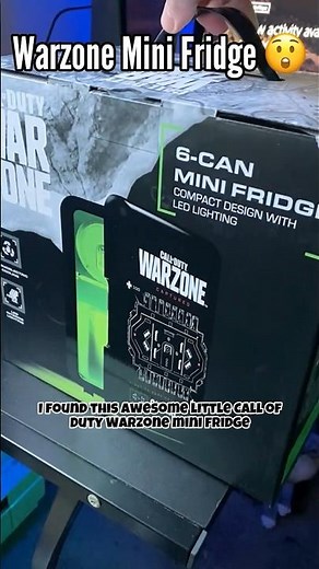 Look at This Call of Duty Warzone Mini Fridge! 😱