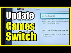 How to Manual Update Games on Nintendo Switch (Update Options)