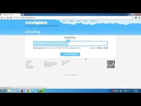 How To Upload Files in Sendspace
