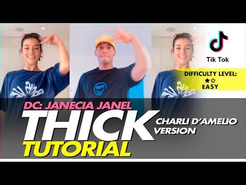 Thick Tiktok dance tutorial | DC: Janecia Janel