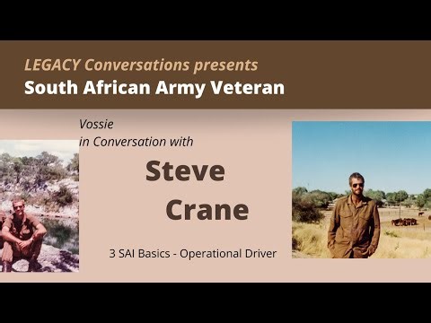 Steve Crane - SADF driver - 3 SAI basics - Adventures on the Border
