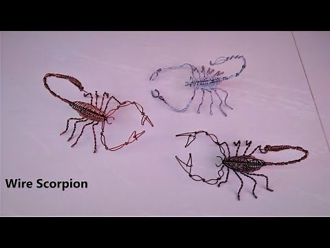 How To Make Scorpion With Copper Wire /wire art.