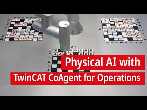 Physical AI with TwinCAT CoAgent for Operations