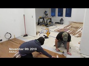 Red Oak Hardwood Flooring Installation