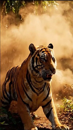 Tiger Sneaks Up on Leopard but Instantly Regrets It! Fierce Jungle Battle #Wildlife #TigerVsLeopard