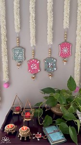 51K views · 320 reactions | Let’s create a Diwali wall hanging using these wooden plaques from @michaelsstores. I jazzed them up using the craft mirrors and rhinestone stickers and they turned out to be the perfect addition to my wall hanging decor for this Diwali. #diwali #diwalidecor #diwalivibes | Pinkz Passion | Facebook