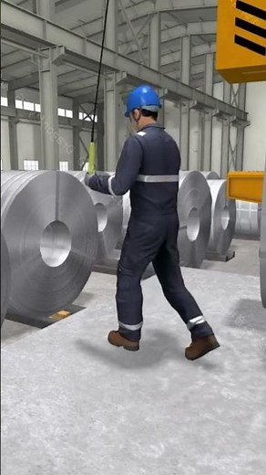 "Handling Steel Coils Safely:Essential Rules for a Secure Workplace" #workplacesafety #construction
