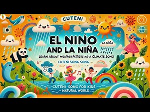 El Niño and La Niña Dance - Learn About Weather Patterns And A Climate Song | Cuteni Song For Kids