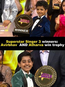 Superstar Singer 3 winners: Avirbhav S AND Atharva Bakshi win trophy #SuperstarSinger3 #Avirbhav #AtharvaBakshi #Avirbhavs #nehakakkar #pawandeeprajan #SuperstarSinger | Filmy 360