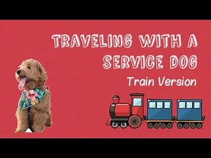 Traveling with a Service Dog || Train Version