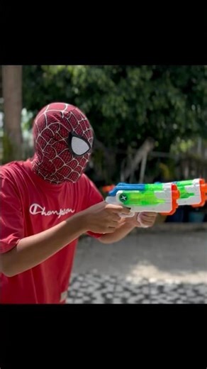 Spider-man Nerf Gun : Nerf Fps #spiderman #nerfsniper #comedyshorts