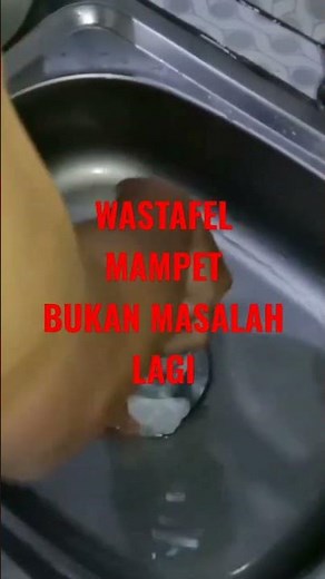 Fix a clogged sink at no cost, in less than 5 minutes, and it will run smoothly.