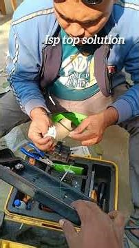 Fiber Optic Splicing Bangla | ISP Network Repair Guide #minivlog #totalinternetsolution