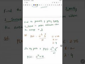 Problem on Poisson Distribution