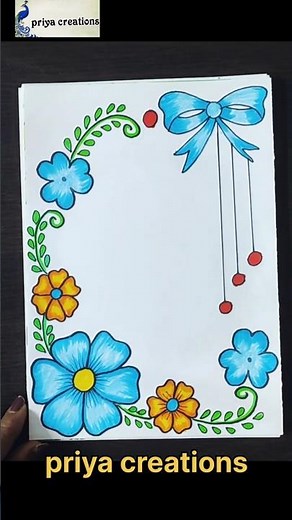 Top 10 Border Designs ✍️ | Simple, Cute & Creative Borders