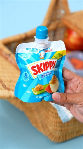 Picnic Plans? Don't forget the SKIPPY® Peanut Butter Squeeze Pack! Enjoy you favorite peanut butter on sandwiches, crackers, or fresh fruit - no spoon, no mess, just the perfect amount of peanut buttery flavor! | SKIPPY Peanut Butter