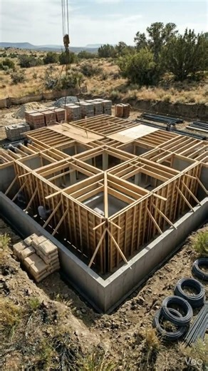 Underground Swimming Pool House Rising in Seconds | Construction Progress