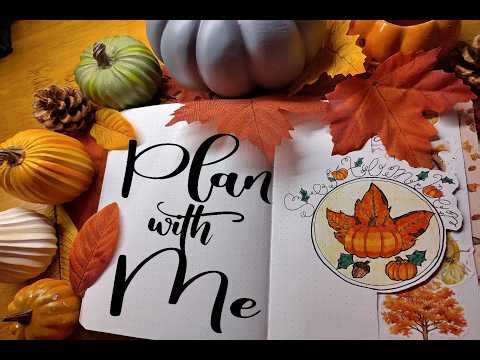 Bujo setup| September 2025 | Autumn & Pumpkins🎃🍂🍁