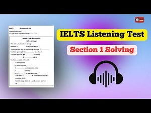 IELTS Listening Section 1 Practice | Solve with Me + Real Test Answers 2025