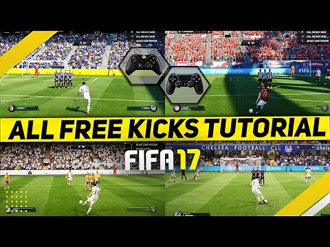 FIFA 17 ALL FREE KICKS TUTORIAL / CURVE - DIPPING - TRIVELA - KNUCKLEBALL - DRIVEN & POWER FREE KICK