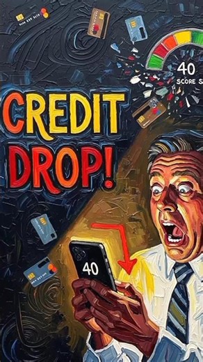 Why Did My Credit Score Drop 40 Points Overnight? #viralshorts #usshorts #finance #moneysavingidea