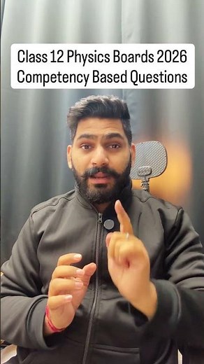 Important Competency Based Questions for Class 12 Physics Boards 2026