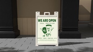 Stand Sign Mockup