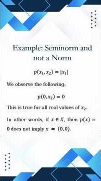 What is a norm in linear algebra?