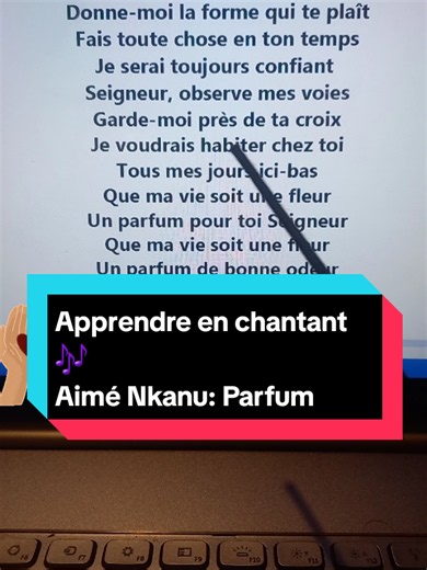 Parfum paroles — Aimé Nkanu (Apprendre en chantant)