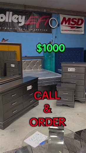 Queen LED Bedroom Set - $1000 - Douglasville, GA