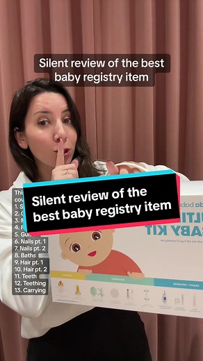 Couldn’t not do a silent review for the most stacked kit in our bank. This is quite literally the most useful all-in-one baby registry item or baby shower gift for new parents—fully loaded with 10 baby essentials so parents can tackle sick days, grooming, teething, and oral care without needing to buy a million things separately. It’s got… ✔️ NoseFrida the SnotSucker ✔️ Windi the Gaspasser ✔️ MediFrida the Accu-Dose Pacifier ✔️ Quick-Read Rectal Thermometer ✔️ 3-in-1 Nose, Ear Nail Picker ✔️ Sni