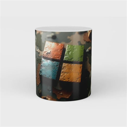 Microsoft Logo Mug - Etsy UK