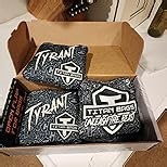 Titan Bags Tyrant Cornhole Bags – Regulation Cornhole Bean Bag with Linen Grip for Strategic Drag Shots, All-Weather Power Grip Pellets for Indoor and Outdoor Tossing