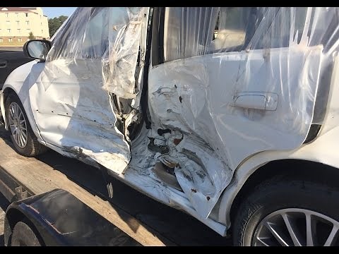 2005 Honda Civic driver side collision repair and factory sunroof installation time lapse