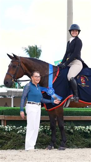 USHJA on Instagram: "Rebel De Vizy: 20 years young and still stealing the show 🤍 Bridget Hickton and her mom’s longtime partner topped the NAL/WIHS Peggy Cone Memorial WCHR Adult Hunter Classic at the USHJA WCHR Peter Wetherill Palm Beach Hunter Spectacular with a winning 179 🏆 🥇 Bridget Hickton & Rebel De Vizy – 179 🥈 Irene Neuwirth & Daffodil – 178.5 🥉 Tricia Barr & Party Started – 172 Between blue ribbons and books, Bridget is heading home to prep for a midterm this Wednesday. Balance is