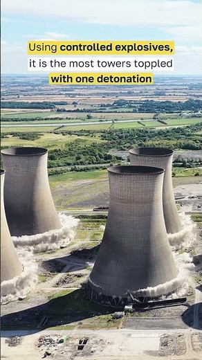 DESTROYING 8 cooling towers with one detonation💥💣