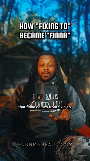 Sunn m'Cheaux 🦔 on Instagram: "How "Fixing To" Became "Finna" #education #aae #aave #linguistics #weoutchea ##gullah #geechee sunnmcheaux.com weoutcheamerch.com"