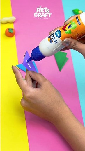 Origami paper Kite / Easy Origami Paper Kite / Paper Kite making idea / Craft Ideas / #papercraft