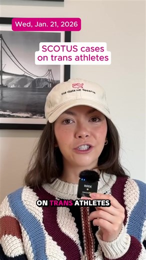 In this week's Data Behind the News: Supreme Court cases on transgender athletes in girls sports.