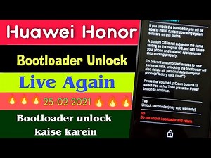 How to unlock Huawei Honor bootloader unlock. Bootloader unlock code. Honor phones bootloader unlock