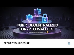 Top 3 Decentralized Crypto Wallets for Maximum Privacy in 2025 🔐