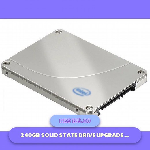 🚀 Your tech upgrade just leveled up! Transform your everyday computing experience with our 240GB Solid State Drive Upgrade! 🔧💻 Say goodbye to the slow-loading frustration of traditional HDDs and hello to lightning-fast performance and swift boot times! 🌟 Perfect for gamers, content creators, or anyone who values efficiency in their daily routine. Enjoy massive storage space for all your files at just $129.00! 💰✨ Don’t let lag hold you back—give your laptop the boost it deserves before it ge