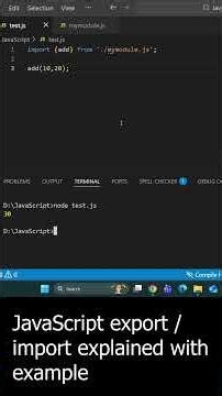 JavaScript module export and import explained with example in Malayalam