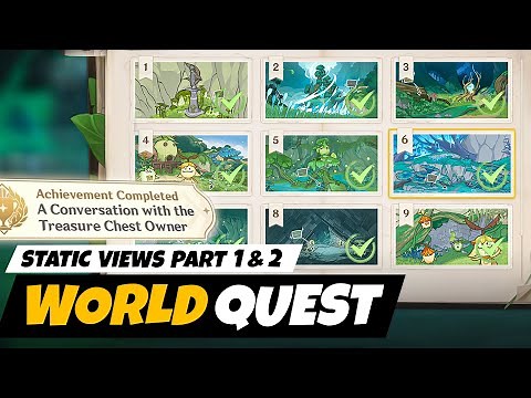 ALL Static View Locations ~ Misterious Clipboard Guide | Sumeru World Quest Genshin Impact