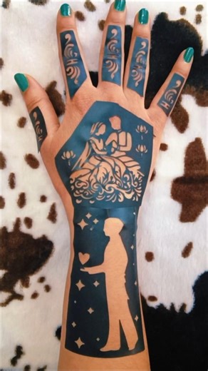 affordable mehandi stickers| mehandi design| mehandi stencils #shorts #mehndi ‪@MehandiArtForYou‬