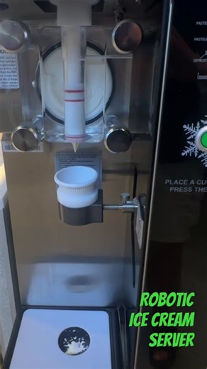 Robotic soft serve Ice Cream dispenser #robot