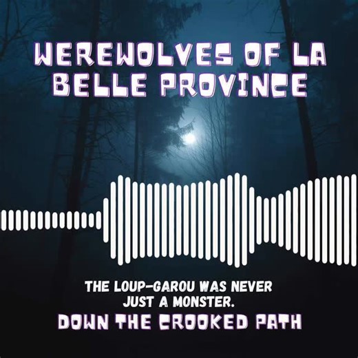 The loup-garou was never just a monster. In Quebec’s forests and villages, these stories carried warnings, beliefs, and consequences passed down for generations. Long before horror films, the werewolf was a lesson — shaped by faith, fear, and folklore. In this episode of Down the Crooked Path, Amanda Joy traces the roots of the loup-garou and asks why these legends still linger. 🎧 Now streaming on Canadian Creepies #DownTheCrookedPath #CanadianCreepies #LoupGarou #QuebecFolklore #FolkloreFriday