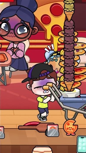 How do I carry my BIGGEST ICE CREAM PIZZA TOWER 😱 #avatarworld
